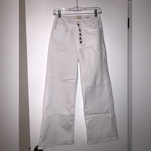 LTJ (Letters To Juliet) Genoa Wide Leg Ankle White Jeans